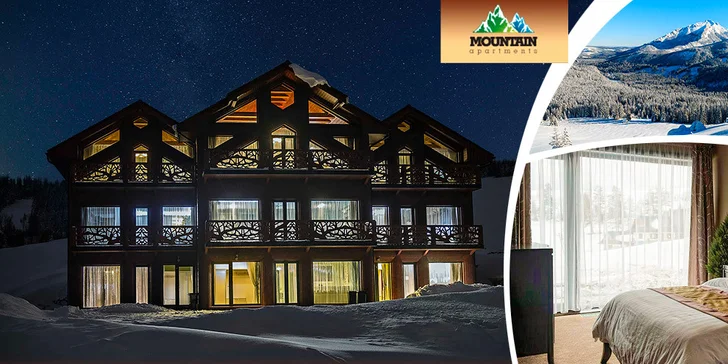 3 či 4 dny v překrásných apartmánech Mountain