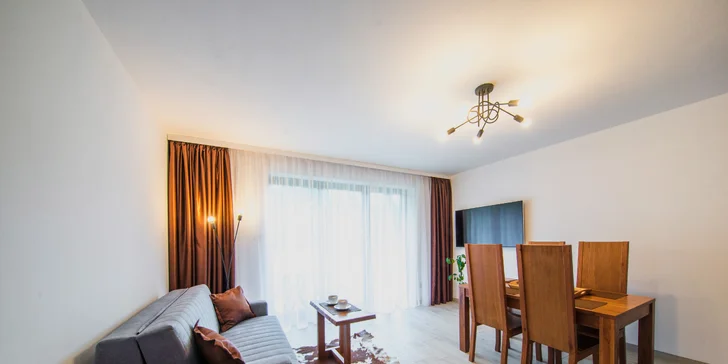Apartmán Premium 37 m² - pobytová místnost