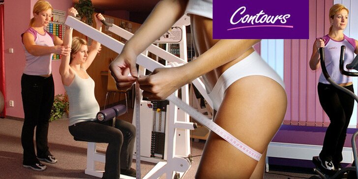 Členství v dámském fitness Contours na 1 měsíc + masáž jako bonus