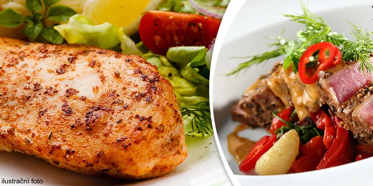 Gurmánské menu pro dva v restauraci Zděná Bouda