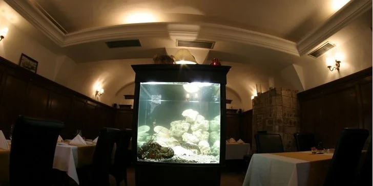 Slavnostní zimní menu pro dva U Zlaté Hrušky