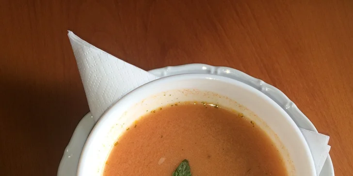 Bohaté menu pro dva v restauraci U Rašků