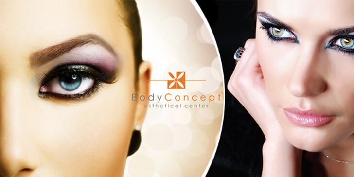 Permanentní make-up obočí, horní a dolní linka víček a rtů s konzultací