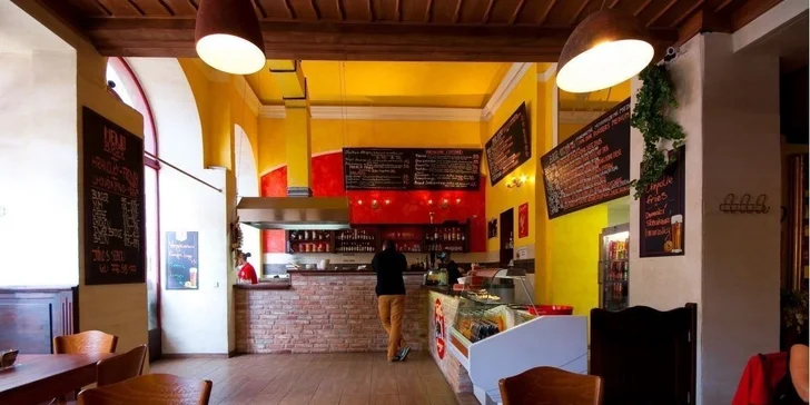 2× nabité burger menu s dezertem a nápojem