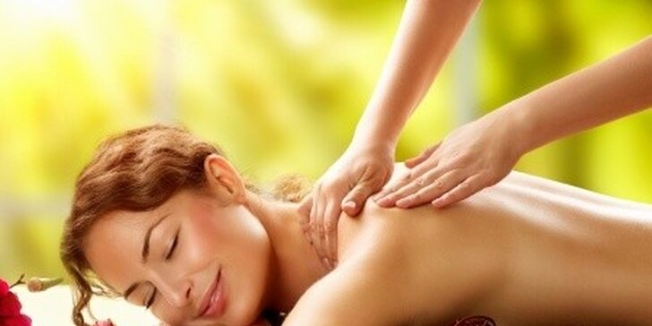 Indická masáž hlavy s relaxační masáží zad a šíje a aromaterapií