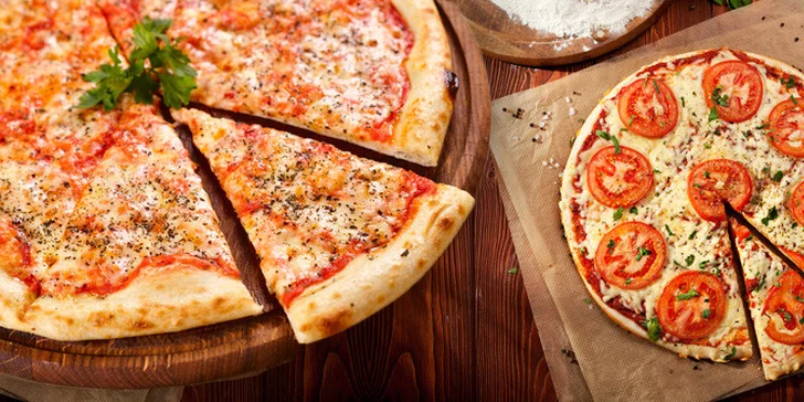 Dvě libovolné křupavé pizzy z Pizzerie Patricie