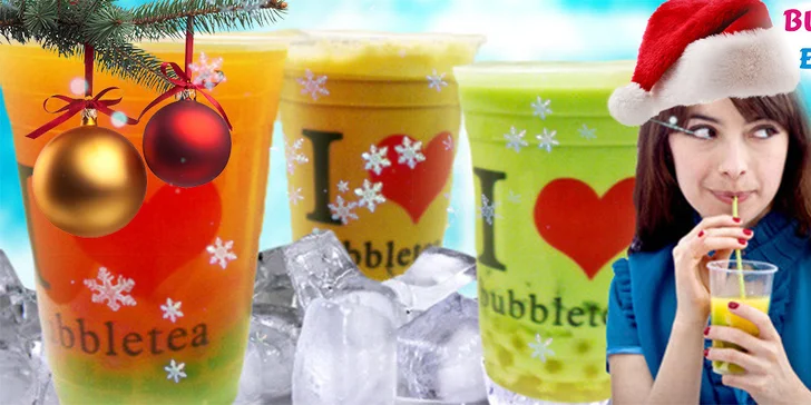 0,7 l oblíbeného nápoje Bubble Tea s sebou