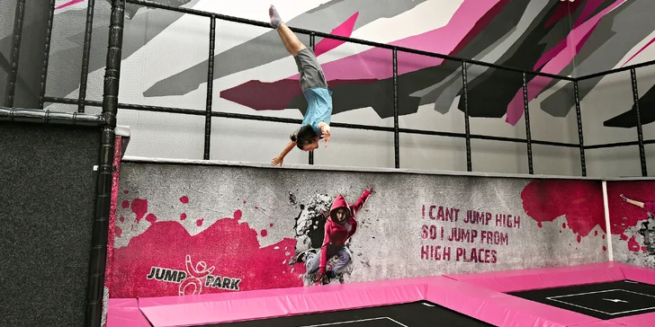 JumpPark je aktuálně největší trampolínový park v ČR.