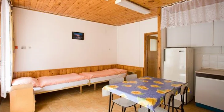Bungalovy jsou pro 5 osob. 