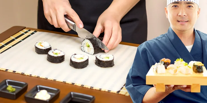 Kurz sushi a japonské kuchyně v Café Buddha