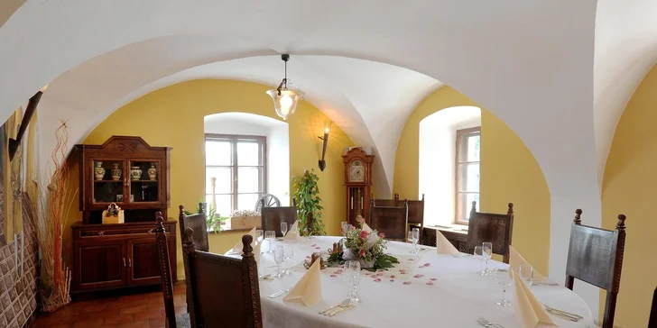 Kulinářský zážitek s pobytem pro dvě osoby