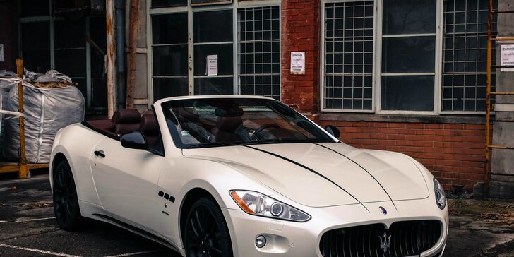 Jedinečná jízda vašeho života v Maserati GranCabrio