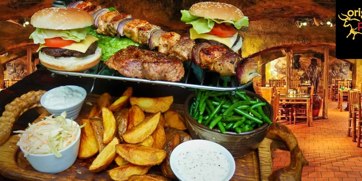 Hostina Legenda pro 2-4 osoby v restauraci Pravěk