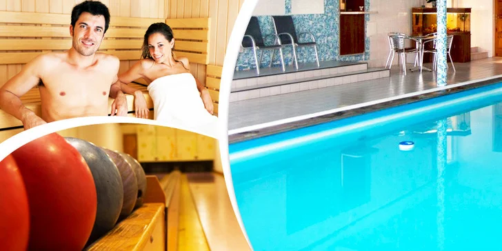 Romantická noc s wellness a lahví sektu