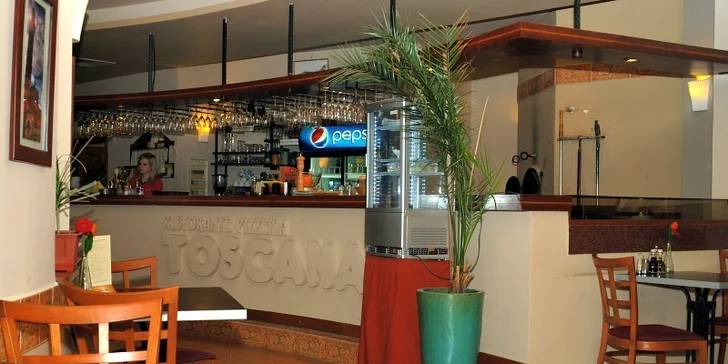 3chodové menu ve vyhlášené restauraci Toscana