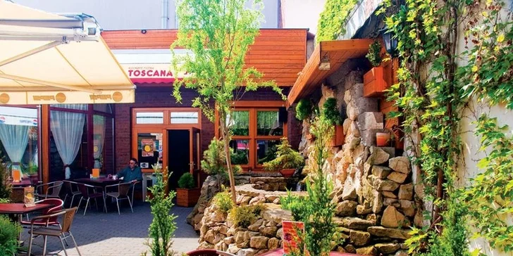 3chodové menu ve vyhlášené restauraci Toscana