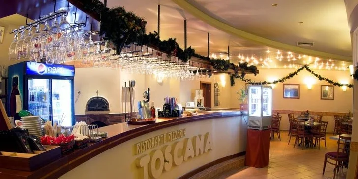 3chodové menu ve vyhlášené restauraci Toscana