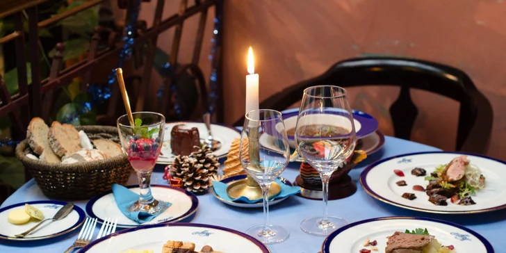 Exkluzivní zvěřinové menu pro dva v restauraci U Modré Kachničky