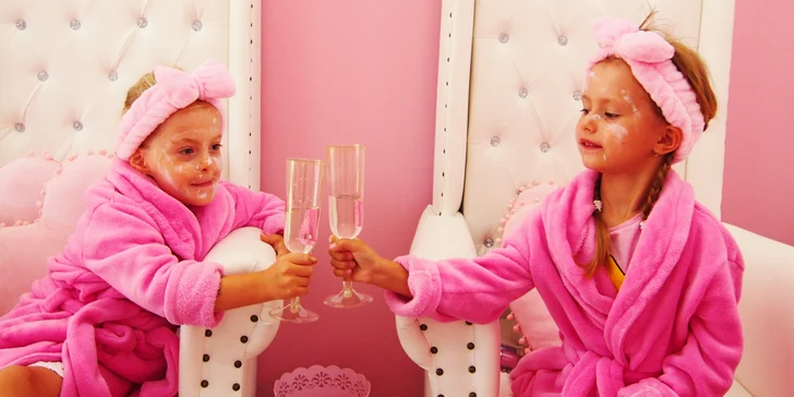 Narodeninová oslava so skrášľovacím programom pre malé slečny v PINK SPA