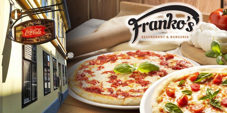 2 pizzy na přání ve Franko's Restaurant & Burgeria