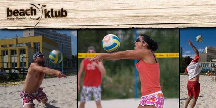 139 Kč za hodinový pronájem profesionálního beach volejbalového kurtu! Plážová pohodička v Beachklubu na Pankráci se slevou až 65 %.