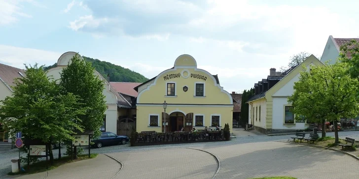 Pivovar najdete přímo na náměstí. 