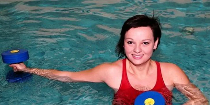 299 Kč za PĚT vstupů na aqua aerobic v hodnotě 750 Kč! Skvělé cvičení bez zátěže kloubů s 60% slevou.