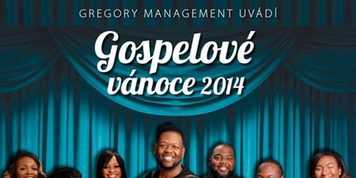 Vstupenka na koncert Gospelové Vánoce 2014