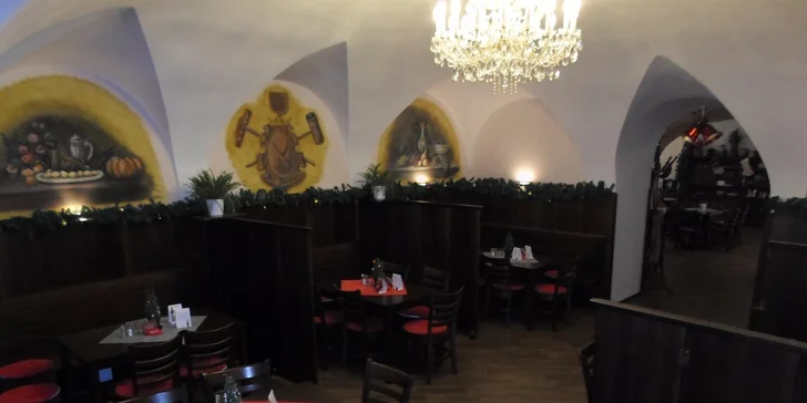 Dva fortelné rumpsteaky v restauraci Plný pekáč