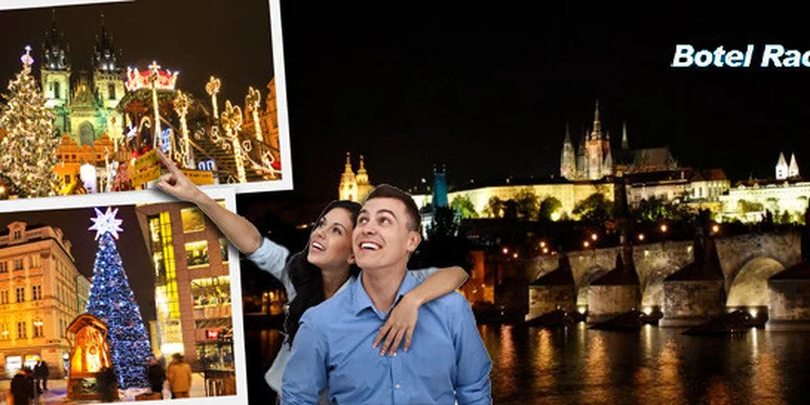 Zimní romantika na Vltavě v botelu Racek