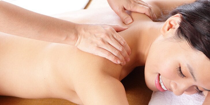 60 minut aromaterapeutické či rehabilitační masáže
