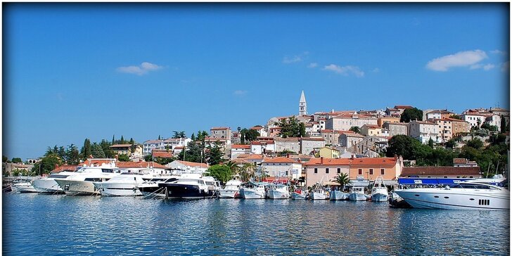 Víkendové koupání v Chorvatsku na Istrii včetně návštěvy středověké perly Jadranu - VRSARU