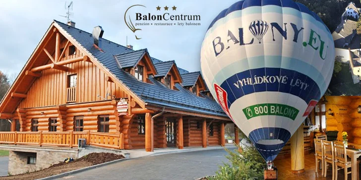 Odpočinek v Chřibských lesích včetně letu balonem