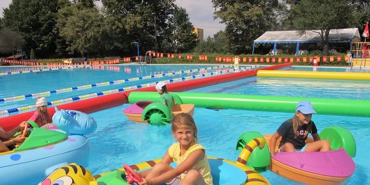 60 vstupů na koupaliště Příbor, atrakce, občerstvení + soutěž