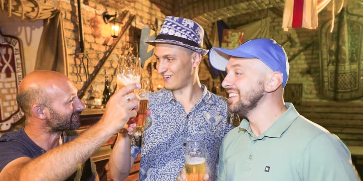 V krčmě mají točené pivo, česká a moravská vína i nealko pro děti. 