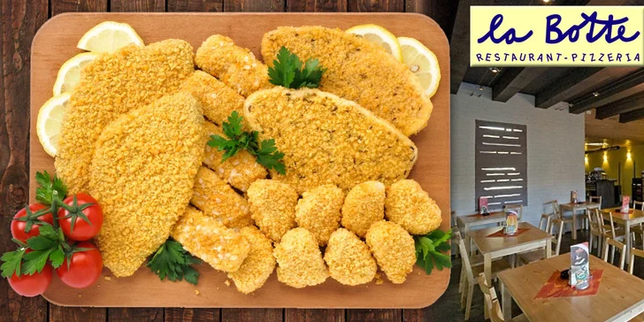 300 nebo 600 g řízků a k tomu sleva na pivo