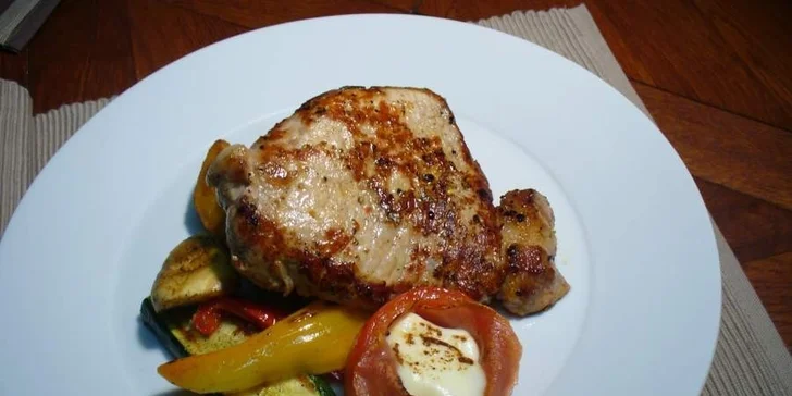 4chodové menu ve Zlatých časech pro dva