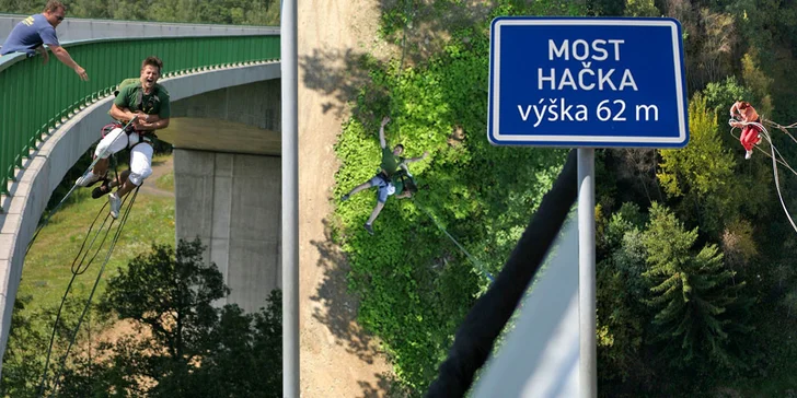 Extrémní Kieneova houpačka z výšky 62 m