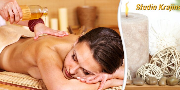 Uvolňující olejová aroma masáž dle výběru