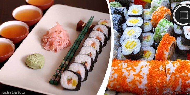 Sushi set Izumi – ochutnejte 52 parádních kousků
