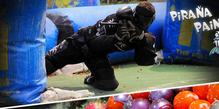 Adrenalinová střílečka v Piraňa Paintball