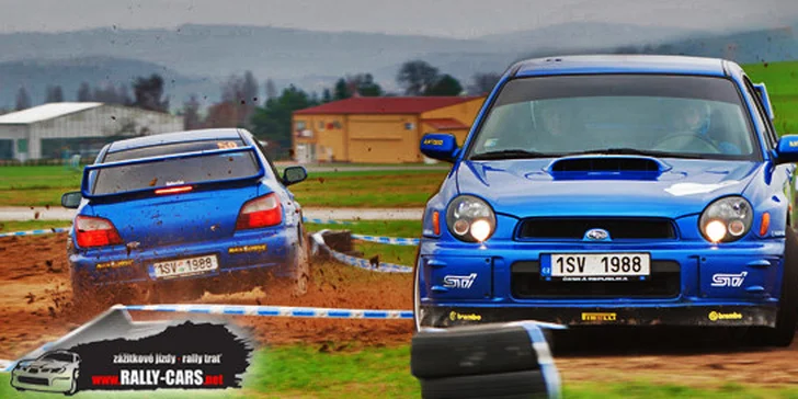 6 kol v Subaru Impreza WRX STI na okruhu v Dlouhé Lhotě