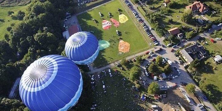 Odpočinek v Chřibských lesích včetně letu balonem