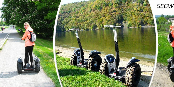 Volná projížďka na segwayi v Ladronce, na Zbraslavi nebo Slapech