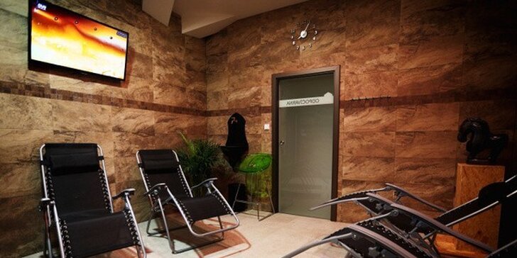 Vyhřívání ve finské a parní sauně na 90 minut