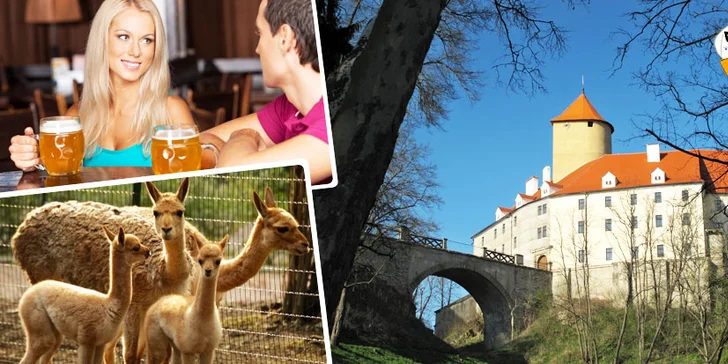 Bezva relax a pohoda pro dva u hradu Veveří