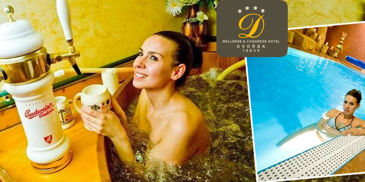 Pivní procedury i wellness v Hotelu Dvořák Tábor