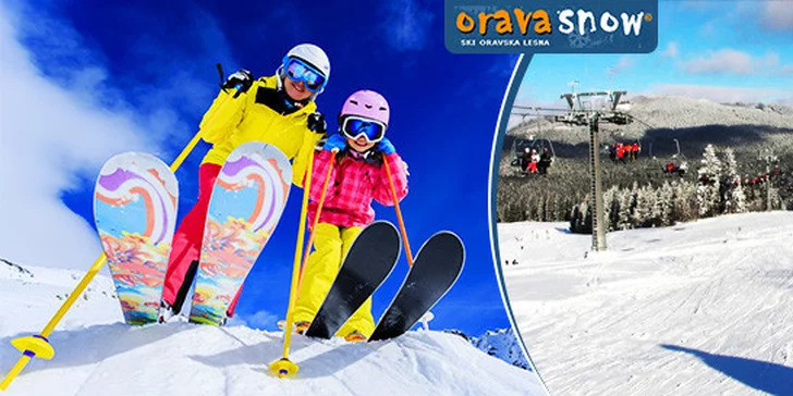 Celodenní skipas do střediska Orava Snow