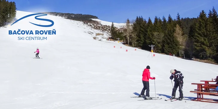 4-hodinový či celodenný skipas do lyžiarskeho strediska Bačova roveň