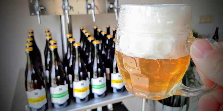 Pivo si tu vyberete za 150, 300 nebo 500 Kč. 